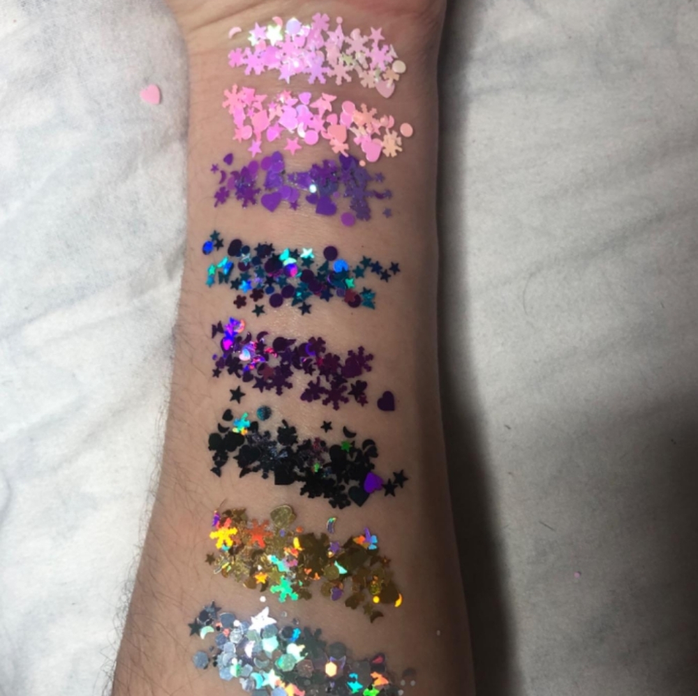 Body Glitters (9 jars) w/ glue - Picture 4 of 8
